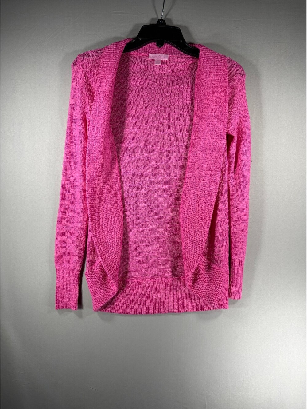 Lilly Pulitzer Pink Open Front Cardigan Sweater Size XXS